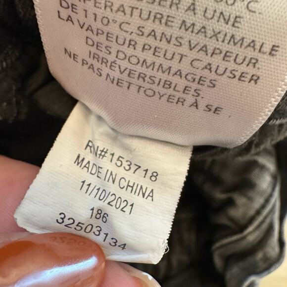 Joe's Jeans Acid Wash High Waist Denim Ruffle Paperbag Shorts 10 - Picture 7 of 12